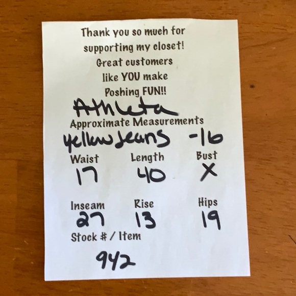 ๐ฅ1109 Athleta Flex Straight Leg Ankle Bone Jeans - Picture 12 of 16